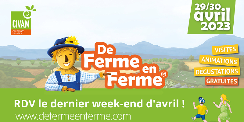 Voyage à la ferme dans toute la France