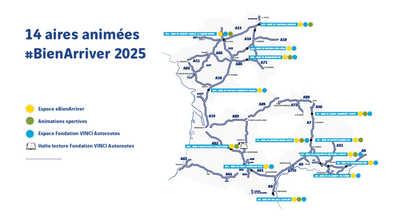 Faites la pause sur l'autoroute : des animations gratuites pour toute la famille