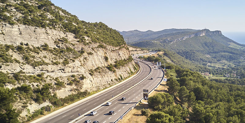illustration de Autoroute A50 : Fermetures temporaires d'échangeurs le 14 juillet à Roquefort-la-Bédoule