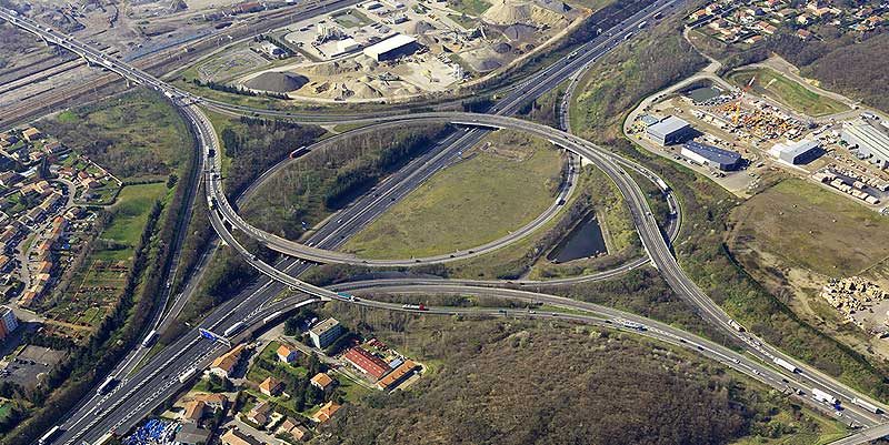 A7 fermeture direction Paris entre Chasse-sur-Rhône n°8 et bifurcation A47/A46