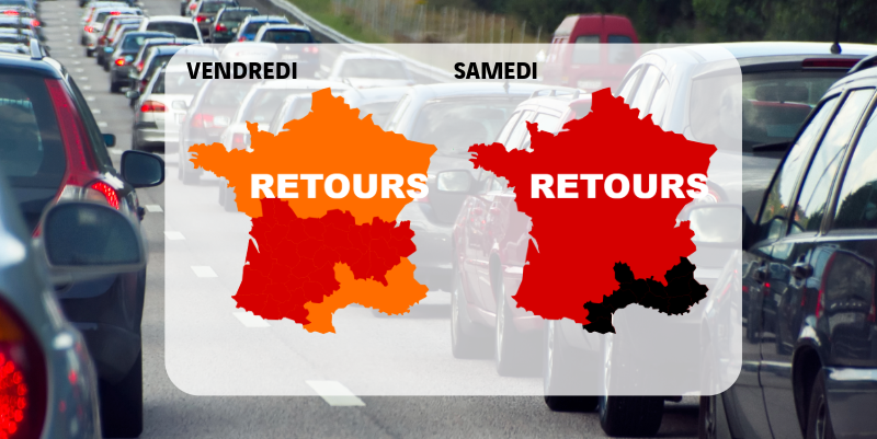 Week-end du 22 au 25 août : bouchons pour les retours de vacances sur A7, A9, A61 et A10