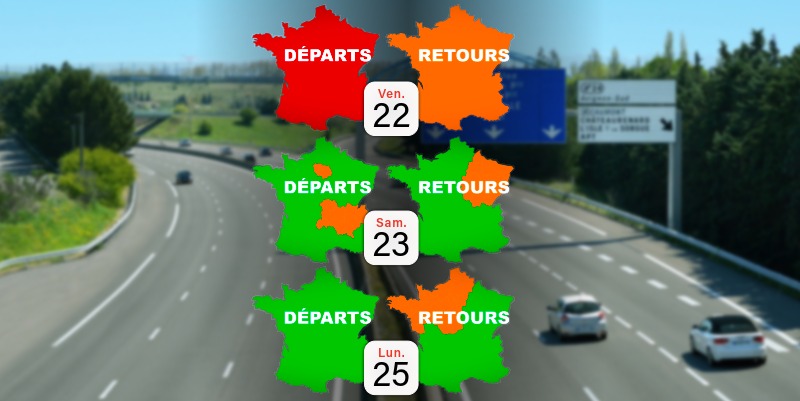 Week‑end de Pentecôte : les meilleurs créneaux pour rouler du vendredi 22 au lundi 25 mai