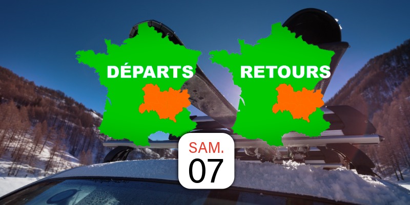 Vacances d’hiver : consultez les cartes Bison Futé pour un trajet optimisé du 6 au 8 février 2026