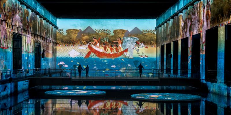 illustration de À Bordeaux, les pharaons ressuscitent aux Bassins des Lumières