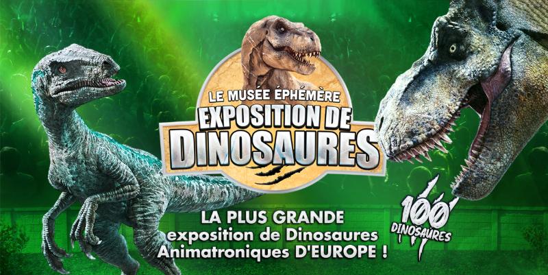 illustration de Un musée éphémère de dinosaures à Montpellier