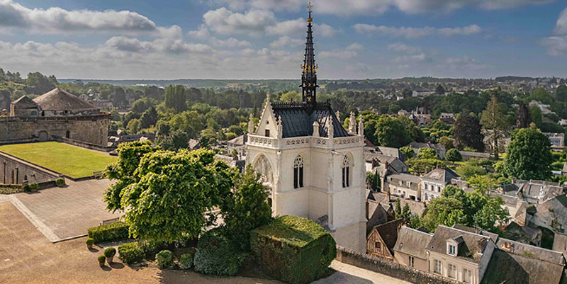 illustration de La chapelle d'Amboise, figure emblématique de la ville