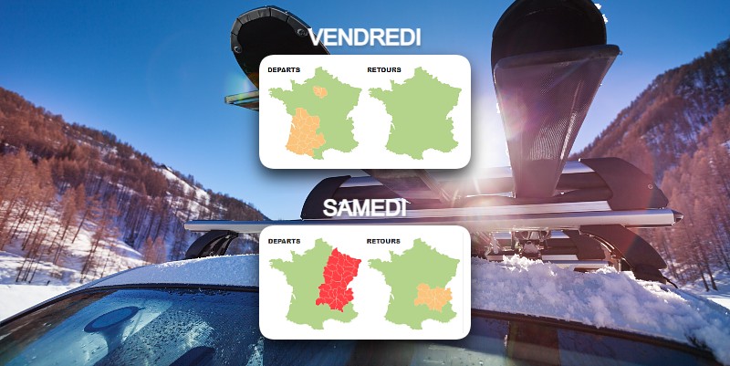 Toutes les zones sur la route ce week-end