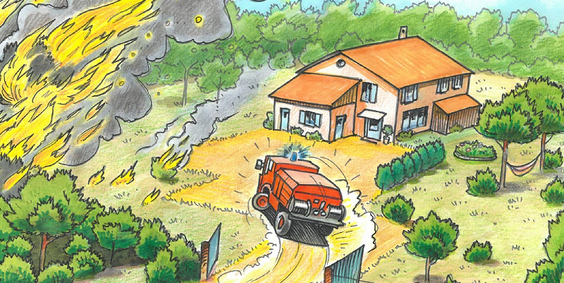 illustration de Prévention des incendies : on débroussaille