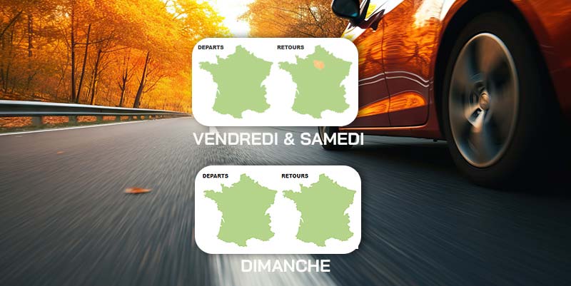 Vacances de Toussaint : retours en Vert, sauf en région parisienne