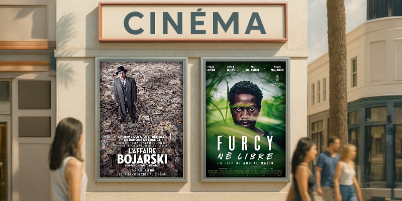 Au cinéma le 14 janvier : L’affaire Bojarski et Furcy, Né Libre