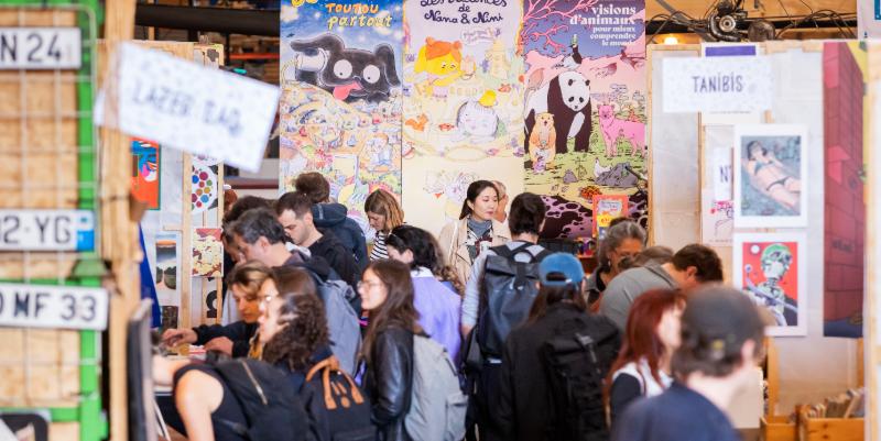 Le ''Festival Gribouillis'' à Bordeaux expose les dessins mignonistes de Philippe Katerine