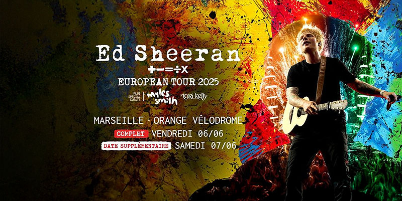 illustration de Ed Sheeran à Marseille : trafic perturbé autour du vélodrome vendredi 6 et samedi 7 juin