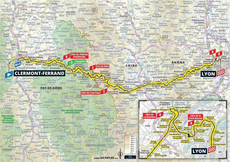 illustration de Samedi, 14ème étape : Clermont-Ferrand - Lyon