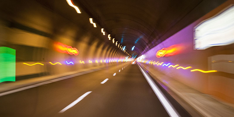 illustration de A89 Fermeture Tunnels