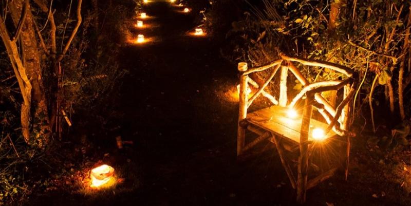 Mille bougies pour une nuit au jardin de Roquelin à Meung-sur-Loire