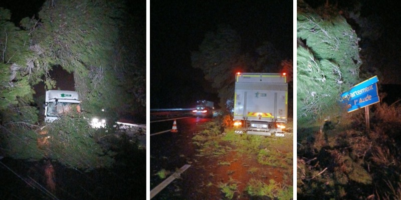 En direct • Tempête Nils : rafales jusqu'à 160 km/h, vigilance rouge entre Narbonne et Perpignan