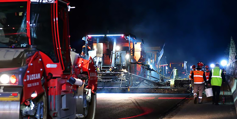 illustration de A87N Fermeture entre Trélazé et Brissac