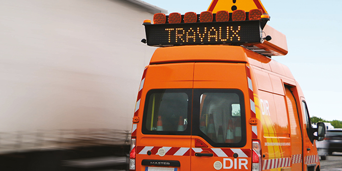 Lyon Fermeture bifurcation A7/A47