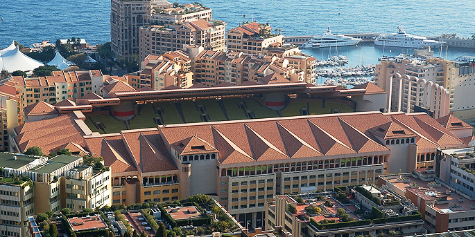 illustration de Le Stade Louis II à Monaco