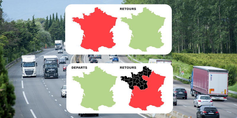 illustration de Les bouchons prévus le week-end du 8 mai et du jeudi de l'ascension