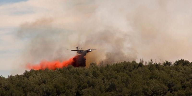 Wildfire between Montpellier and Béziers : A9 closed, traffic diverted via A750/A75 