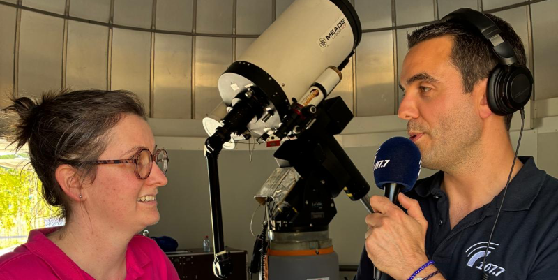 Une émission 100% spatiale : Le 107.7 en direct de la Cité de l’espace de Toulouse