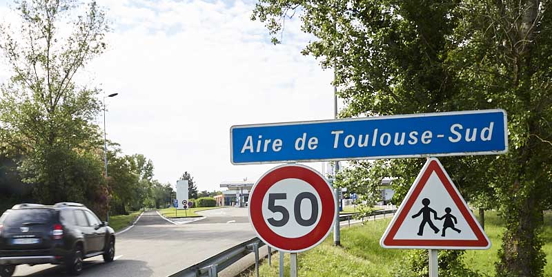 illustration de Fermeture aire de Toulouse-Sud sur l’A61