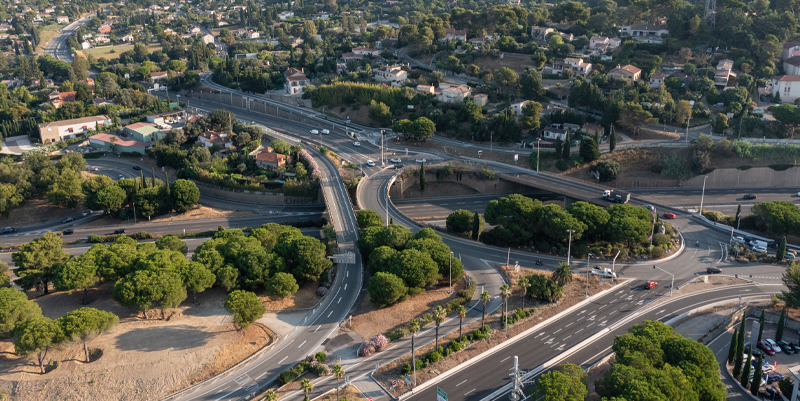 illustration de Autoroute A8 : inauguration des aménagements de l’échangeur de Mougins