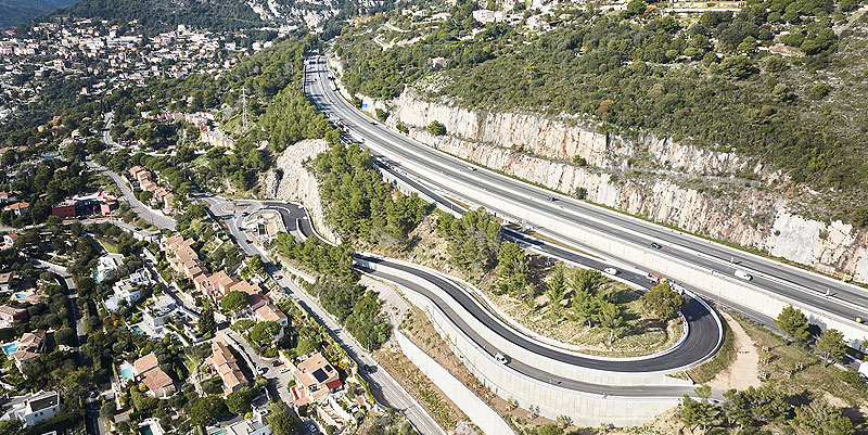 illustration de Nouvelle bretelle Monaco-Est: changement majeur pour la circulation locale