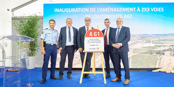 L'élargissement de l'A61, c'est fait