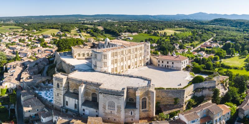 illustration de À Grignan, dans la Drôme, visitez un château en chantier