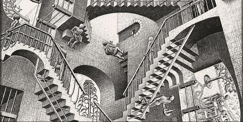 illustration de Première rétrospective française d'Escher : le maître de l'illusion s'expose à Toulouse