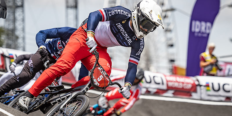 illustration de Sylvain André, du BMX aux JO de Paris 2024