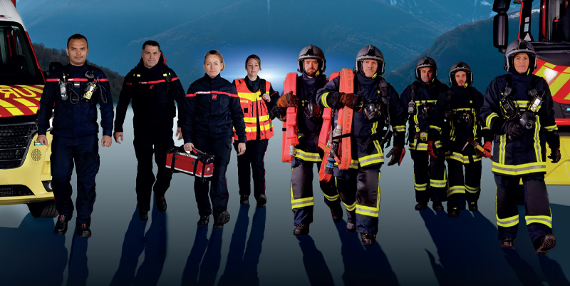 illustration de Les pompiers en congrès à Toulouse