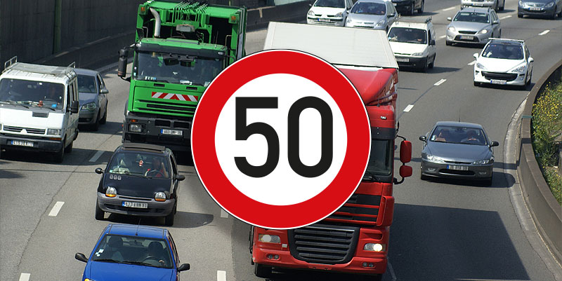 illustration de Périphérique parisien : vers une limitation de la vitesse à 50km/h à partir du 1er octobre