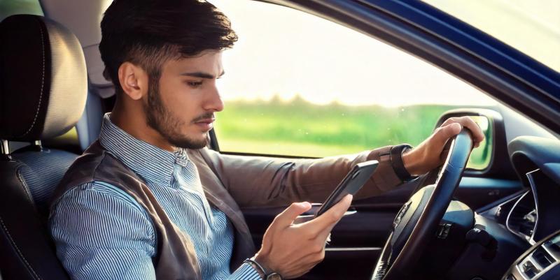 illustration de Jeunes conducteurs et sécurité routière : la bataille contre le smartphone a commencé