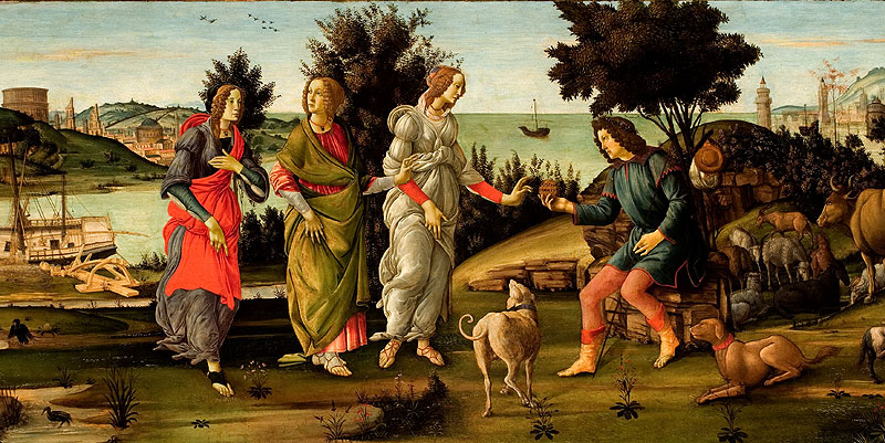 illustration de Le maître Botticelli s'expose à Paris