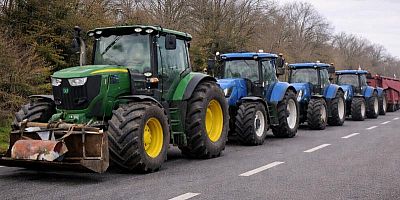Manifestation de tracteurs - Illustration