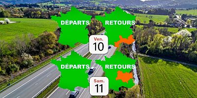 Trafic Orange en Méditerranée et en Rhône-Alpes : quels bouchons vendredi 10 et samedi 11 avril ?