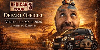 Patrick le Chinois repart en Afrique au volant de sa Smart ce vendredi