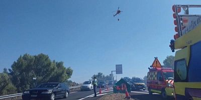 Incendie sur l'A9 à Orange : jonction avec l'A7 coupée direction Lyon, importants bouchons