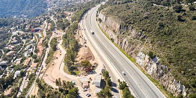 La sortie Monaco Est en construction