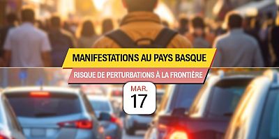 La grève en Euskadi et Navarre porrait perturber la circulation transfrontalière mardi 17 mars.