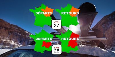 Le week‑end s’annonce chargé sur les grands axes entre Île‑de‑France, Alpes et Méditerranée.