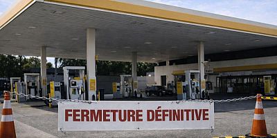 Image d'illustration : une station service fermée définitivement