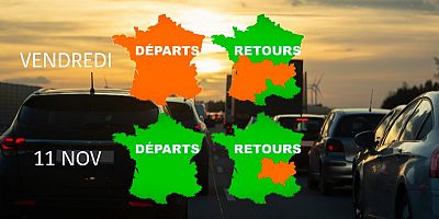 Week-end prolongé du 11 novembre : conseils et horaires pour éviter les embouteillages