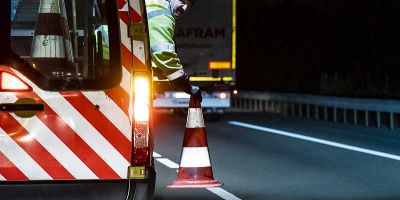 Signalisation de nuit lors de travaux