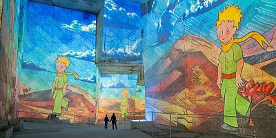 Le Petit Prince aux Carrières de Lumières