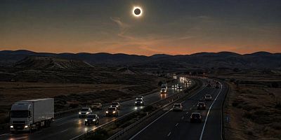Trafic et éclipse de soleil