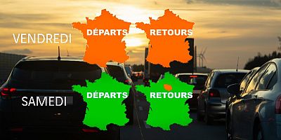 Week-end de la Toussaint : les axes routiers les plus congestionnés du 31/10 au 02/11